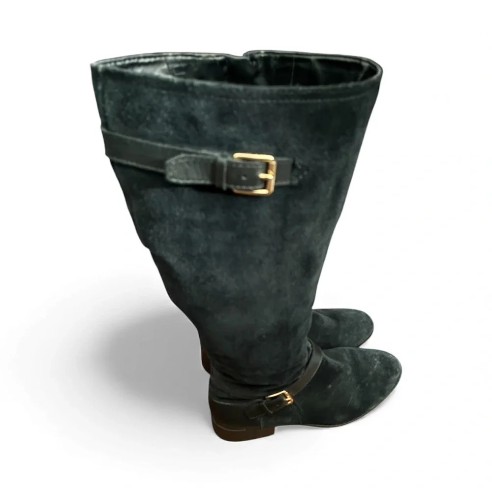 Cole Haan Black suede, tall boot